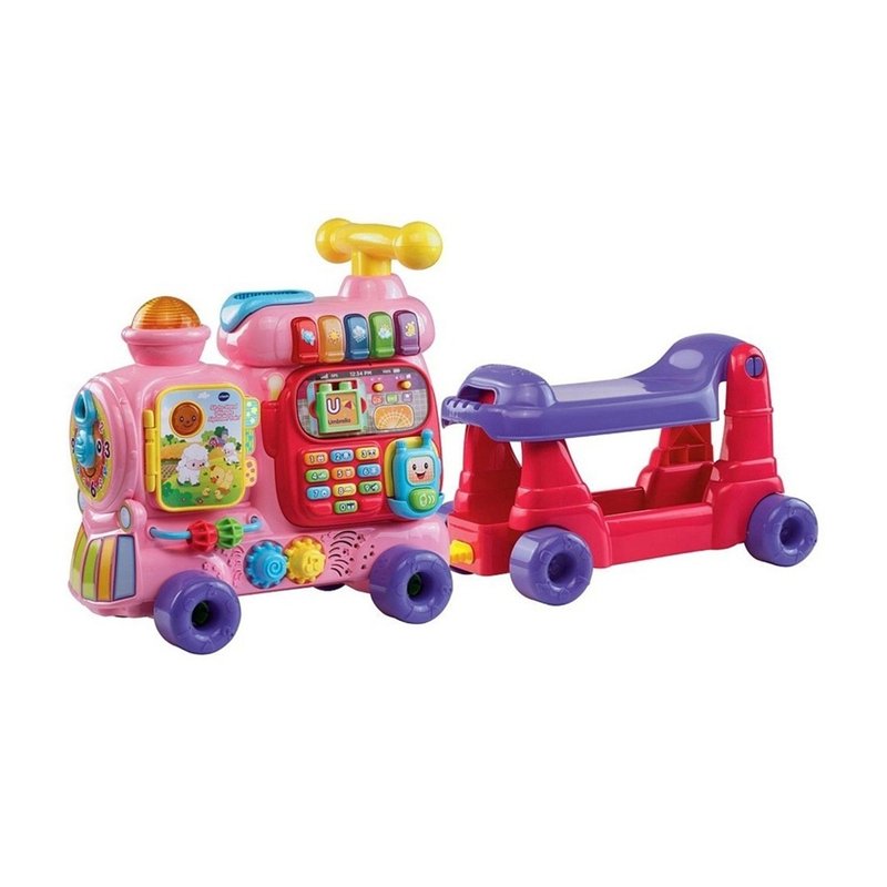 Vtech　4合1智慧積木學習車-粉色 - 寶寶/兒童玩具/玩偶 - 塑膠 