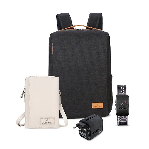 Nordace 【Pinkoi優惠套裝】外遊Checkin法寶套裝-4件套 | 後背包+護照包