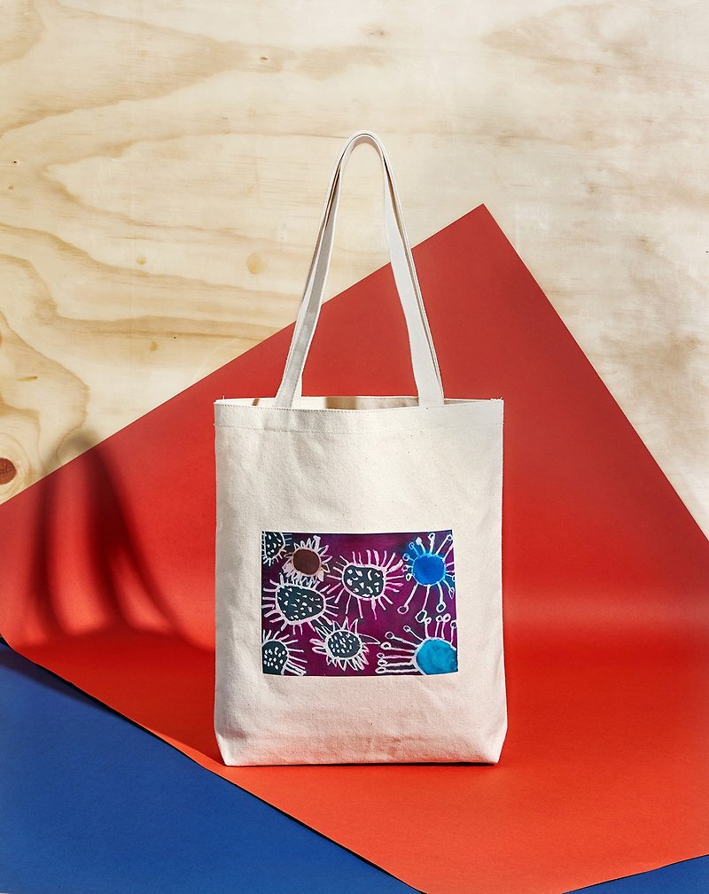 Mind Virus Canvas Tote Bag - Handbags & Totes - Eco-Friendly Materials 