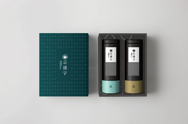 Classic bag tea gift box - ชา - กระดาษ สีเขียว