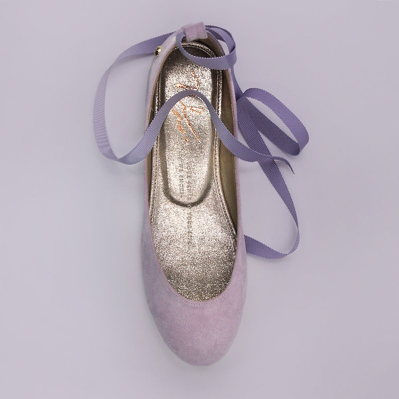 Leá Lilac (柔淡紫) Flats 女伶版 | WL - 娃娃鞋/平底鞋 - 其他人造纖維 紫色