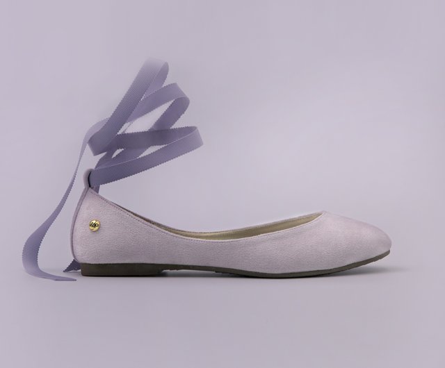 Lilac hot sale ballet flats