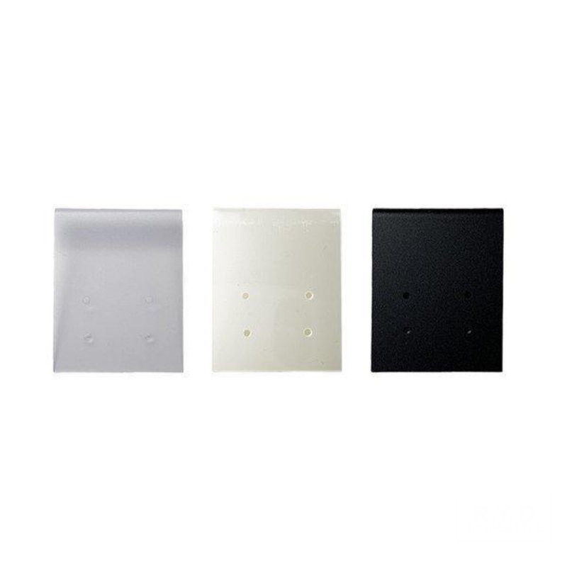 ピアス 台紙 50枚 OEM可能 3color - 居家收納/收納盒/儲物盒 - 塑膠 黑色