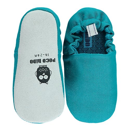 Poco Nido Poco Nido (英國) 嬰兒 BB鞋 學行/學步鞋仔 - 淨色 藍綠色