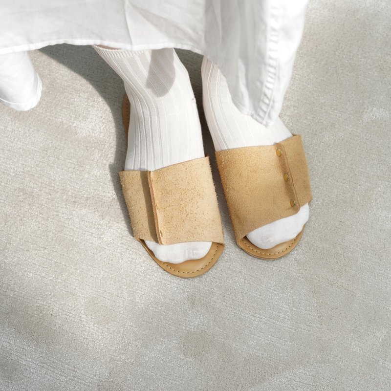 皮革室內拖鞋 | 多色 | 單入 | 兩件優惠 - 室內拖鞋 - 真皮 多色