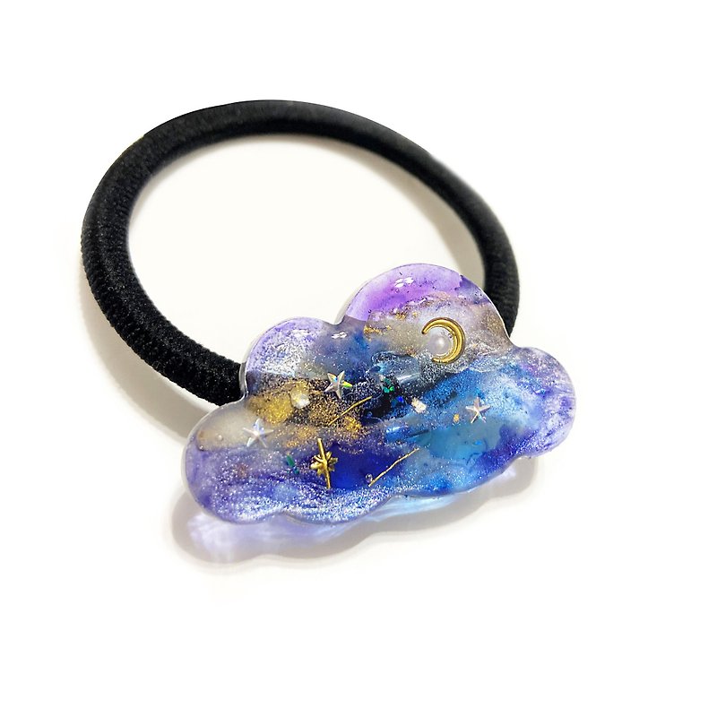 Japanese resin  Blue clouds - Hair Accessories - Resin Blue