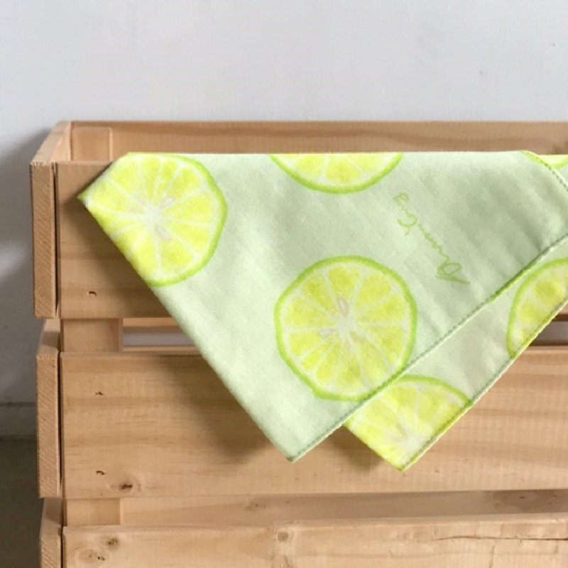 Lemons – Cloth/Square - ผ้าเช็ดหน้า - ผ้าฝ้าย/ผ้าลินิน 