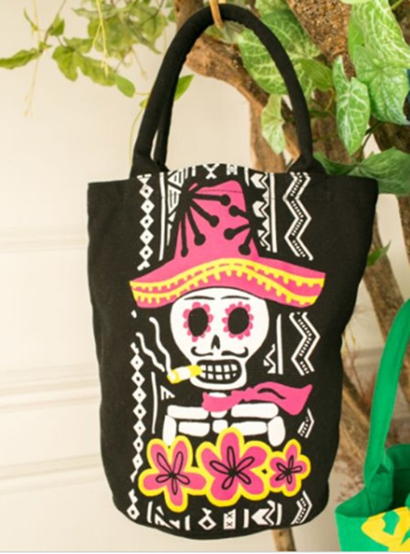 Pre-order cute pattern handbag (four models) CVNP8101 - Handbags & Totes - Cotton & Hemp Multicolor