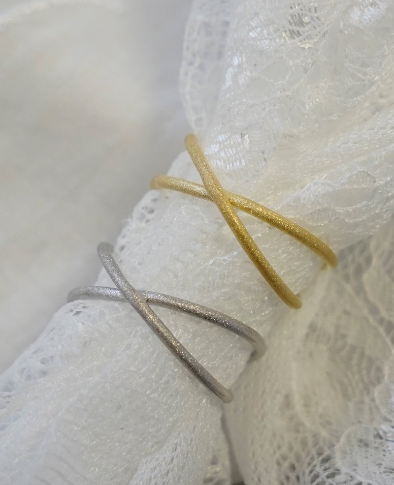 SV Cross Ring - 戒指 - 其他金屬 金色