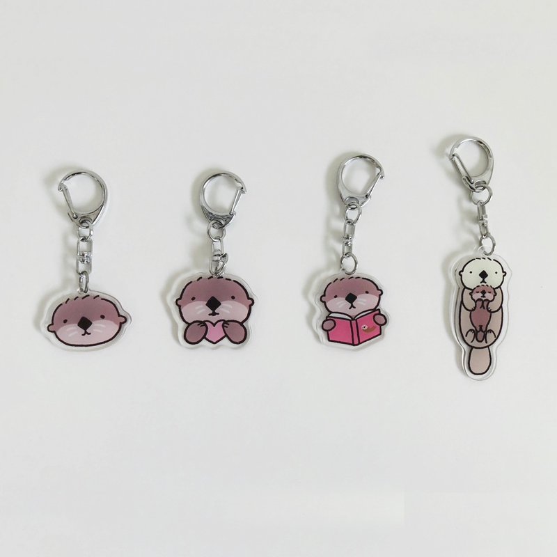 Sea otter Mibao Acrylic Keychains - ที่ห้อยกุญแจ - อะคริลิค 