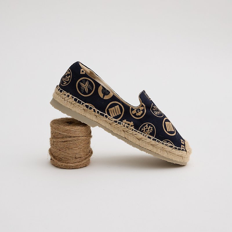 One Shoe Espadrilles Classic - รองเท้าลำลองผู้หญิง - ผ้าฝ้าย/ผ้าลินิน สีน้ำเงิน