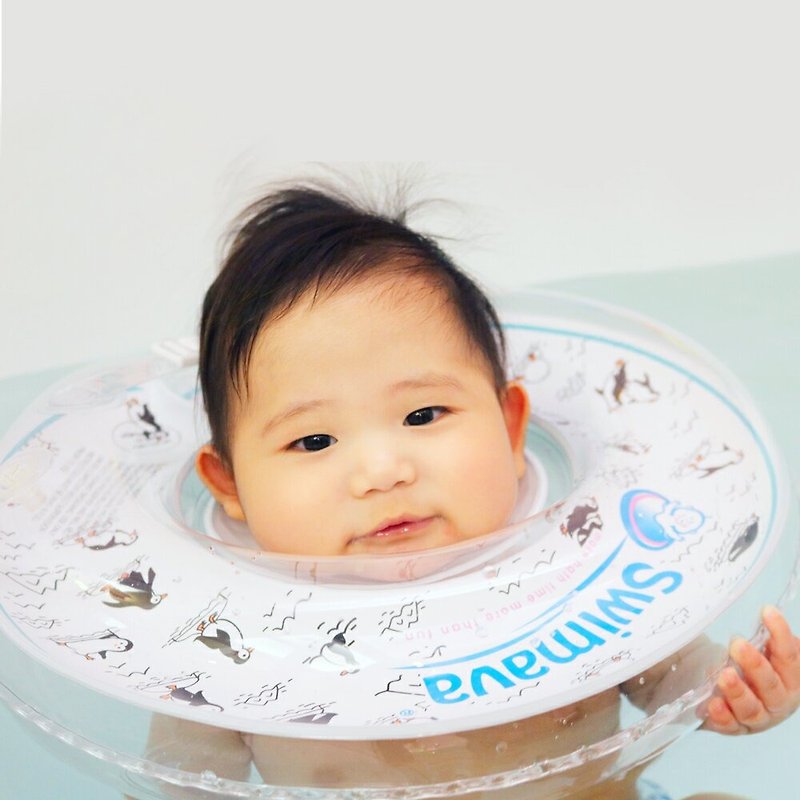 Swimava ─G1 企鵝嬰兒游泳脖圈 - 嬰兒/兒童泳衣 - 塑膠 