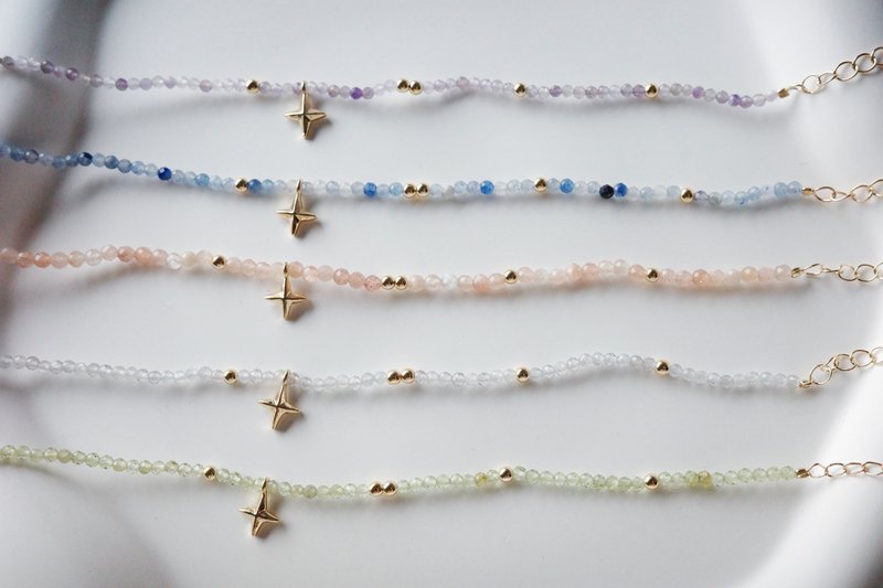 AStarIsBorn系列—星光圓舞曲 手作串珠手鍊 - 手鍊/手環 - 其他材質 多色