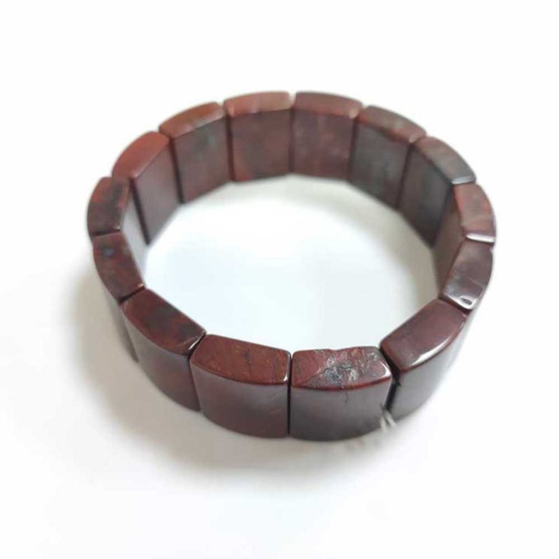 新疆紅伊丁隕石手排 首飾 手環 飾品 開運 - 手鍊/手環 - 其他材質 紅色