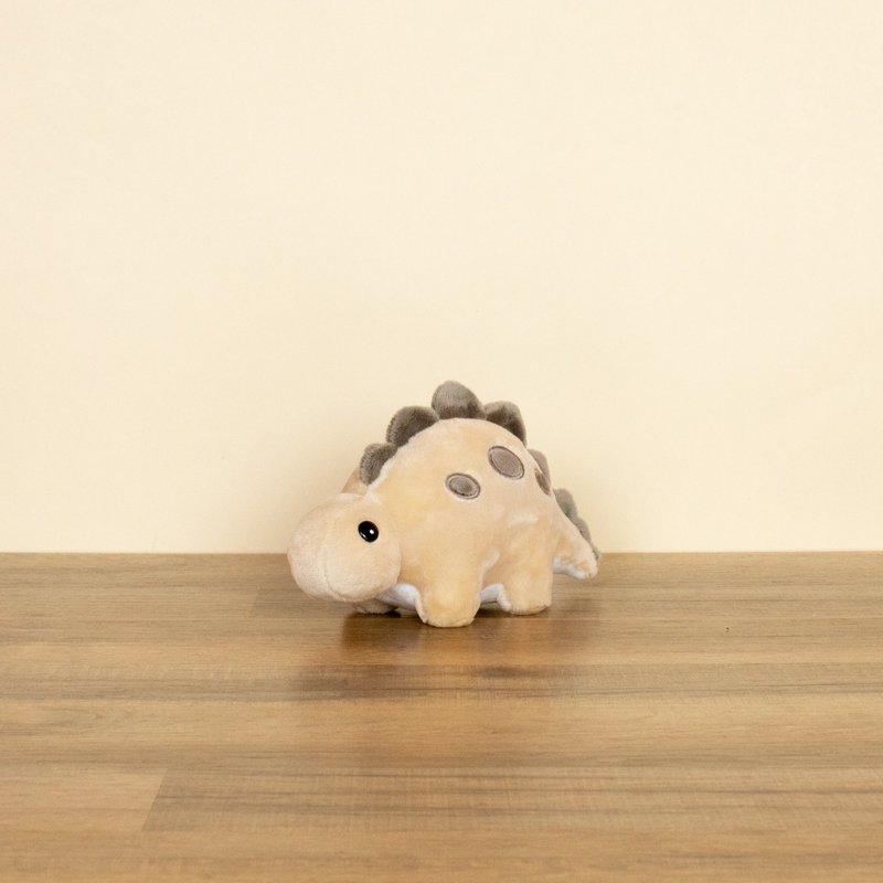 Mini Bellzi | Steggi the Stegosaurus - Stuffed Dolls & Figurines - Other Man-Made Fibers Khaki