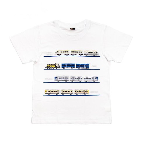 TR台灣鐵道故事館 台灣火車系列 親子裝 T-shirt 100%棉 台灣製造 獨家設計
