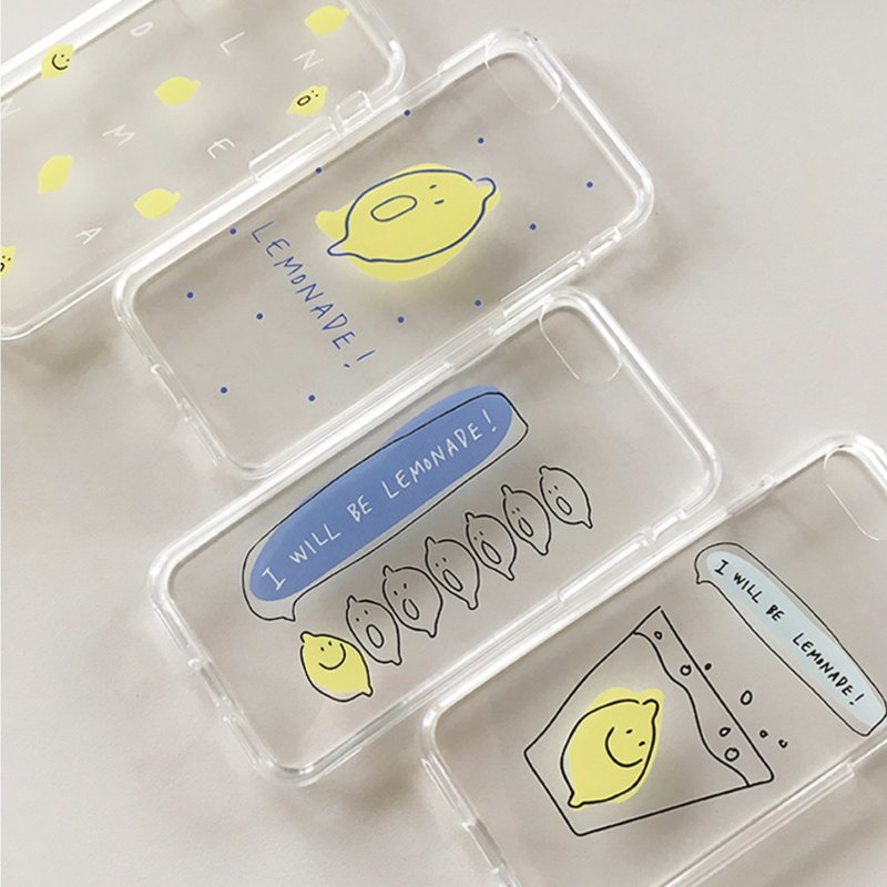 Phone Protection Soft Case | Second Morning Lemon Jelly Phone Case - Phone Cases - Other Materials Transparent