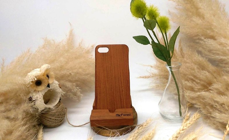 マイクロ森。 iPhone 7。純粋な木材木製の携帯電話のシェル。ローズウッド限定版 - スマホケース - 木製 ブラウン