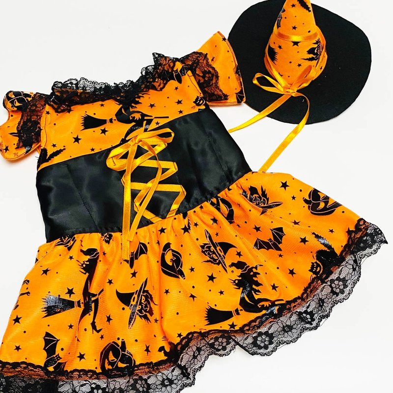 Ipet小魔女裙 - 寵物衣服 - 其他人造纖維 橘色