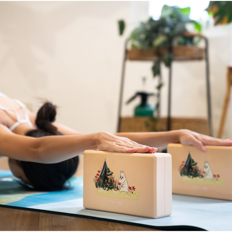 【Pinkoi x Moomin】Yoga Brick Two-Piece Set for Moomin - Fitness Equipment - Other Materials 