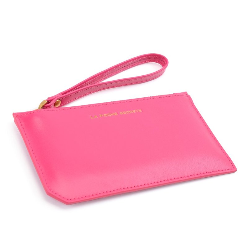 Personalized leather card holder Gift for women Business card case Credit - Card Holders & Cases - Genuine Leather Pink