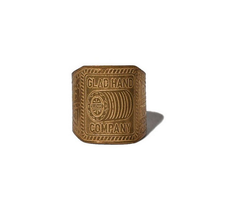 Glad Hand Gladhand Barrel Brass Cigar Ring黃銅戒指/領巾環 - 其他 - 其他材質 多色