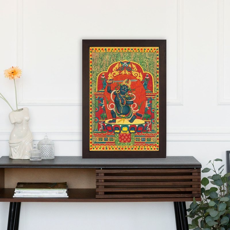 [Fudo Myooh] Chuanyue/Framed/Museum Grade Giclee/Reproduction Painting - โปสเตอร์ - กระดาษ สีเขียว