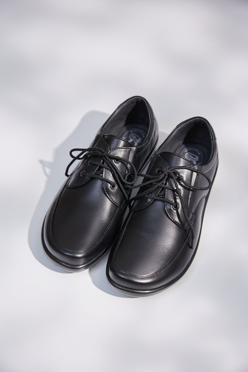 MIT Friday Happy Swing Leather Shoes/Work Shoes/Student Shoes/Interview Shoes - Women's Leather Shoes - Genuine Leather Black