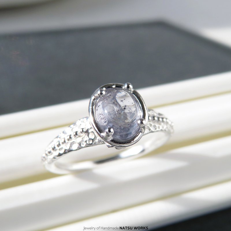 尖晶石戒指 / Gray Spinel Ring 224 - 戒指 - 寶石 紫色