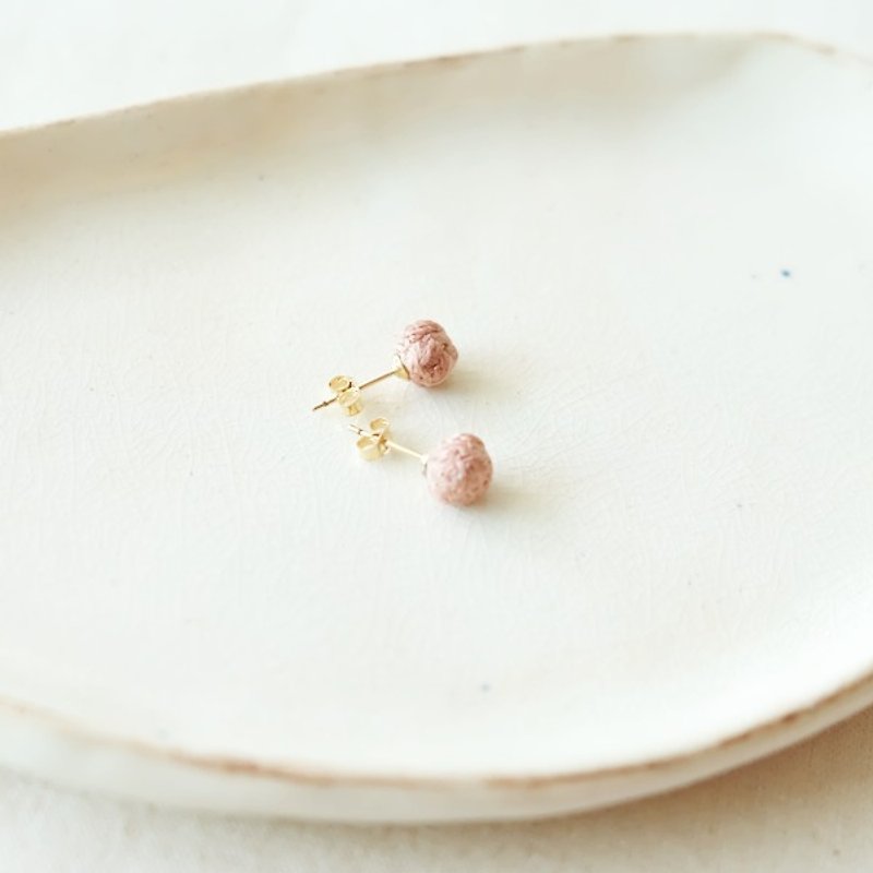 Hydrangea earrings - Earrings & Clip-ons - Thread Pink