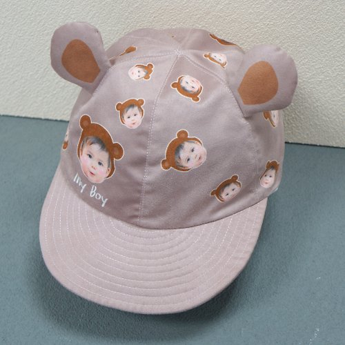 布憶製造所 【客製兒童帽子】雙面軟帽-造型帽 (Animal Ear Kids Ha