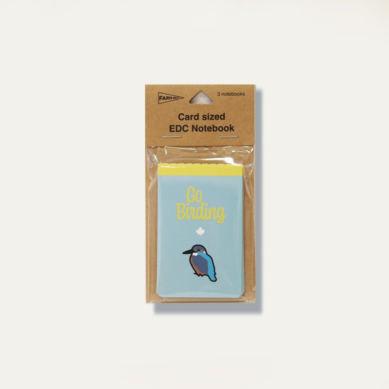 FARM HUT Compact Travel Notebook - Kingfisher (3 pieces) - Sticky Notes & Notepads - Paper Multicolor