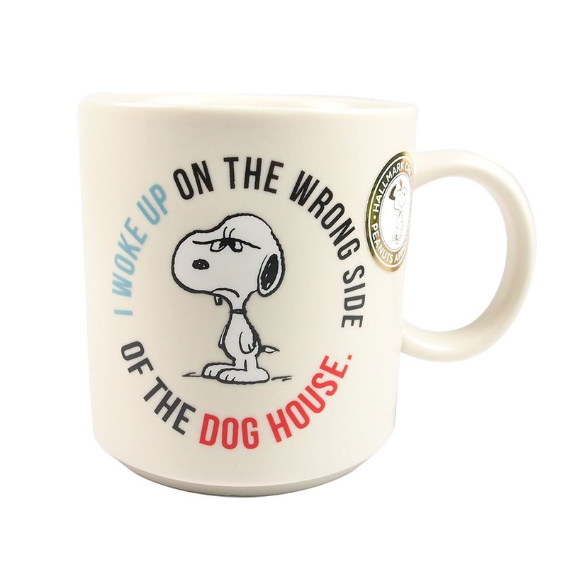 Snoopy Mug Wake Up [Hallmark-Peanuts Snoopy Mug] - Mugs - Porcelain Transparent