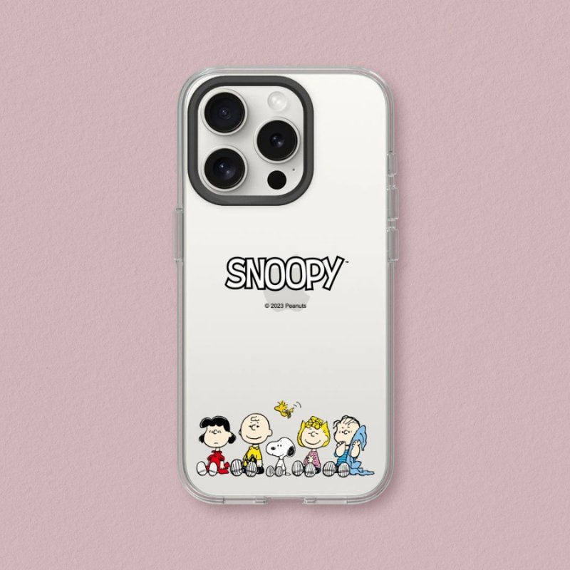 Clear防摔手機殼∣Snoopy史努比/經典-Snoopy齊聚時光 for iPhone - 手機配件 - 塑膠 透明