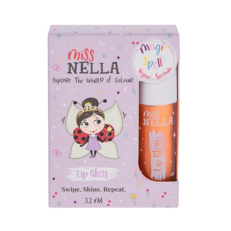 UK【Miss NELLA】Children's Bobo Little Lip Gloss - Candied Orange Slices - Lip & Cheek Makeup - Other Materials Orange