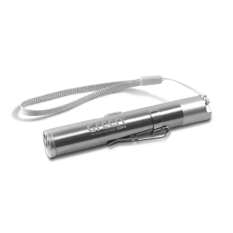 GREENON three-in-one flashlight - Gadgets - Stainless Steel Silver