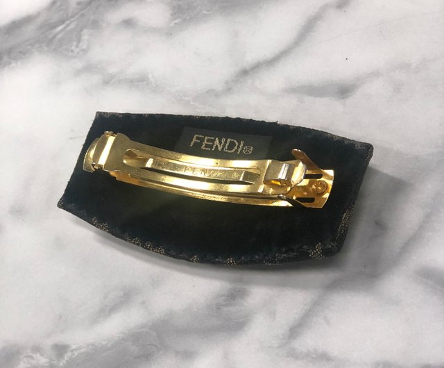 日本直送 名牌中古包 】FENDI フェンディ ズッカ ジャガード バレッタ