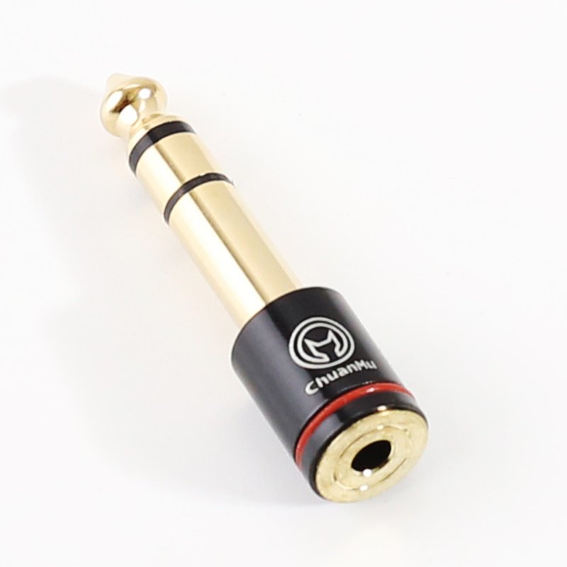 鍍金6.35轉3.5mm【川木】全新現貨【P228】耳機轉接頭功放電子琴 - 科技小物 - 其他金屬 