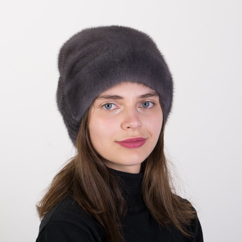 Womens Fur Hat Winter Mink Hat Luxury Real Fur Hat Warm Russian Fur Kubanka Hat - 帽子 - 其他材質 多色