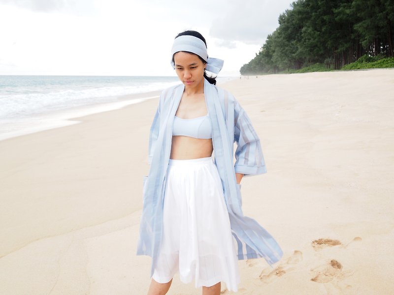 Riri Kimono Robe - Women's Swimwear - Polyester Multicolor