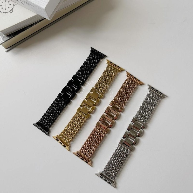 Apple Watch 多層次鏈條不鏽鋼金屬錶帶 - 其他 - 不鏽鋼 