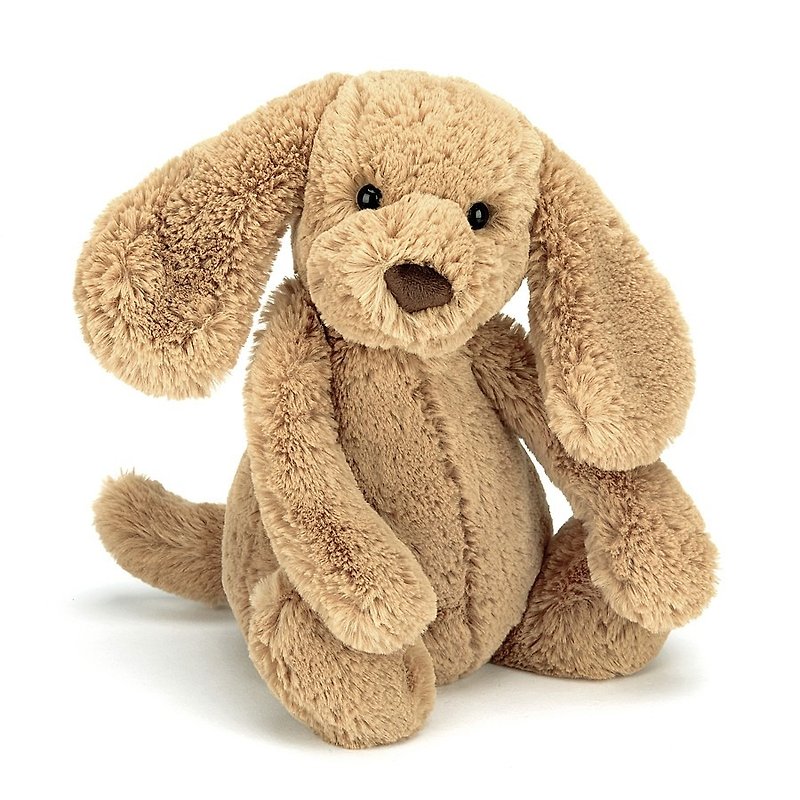 Bashful Toffee Puppy 18cm - Stuffed Dolls & Figurines - Polyester Gold