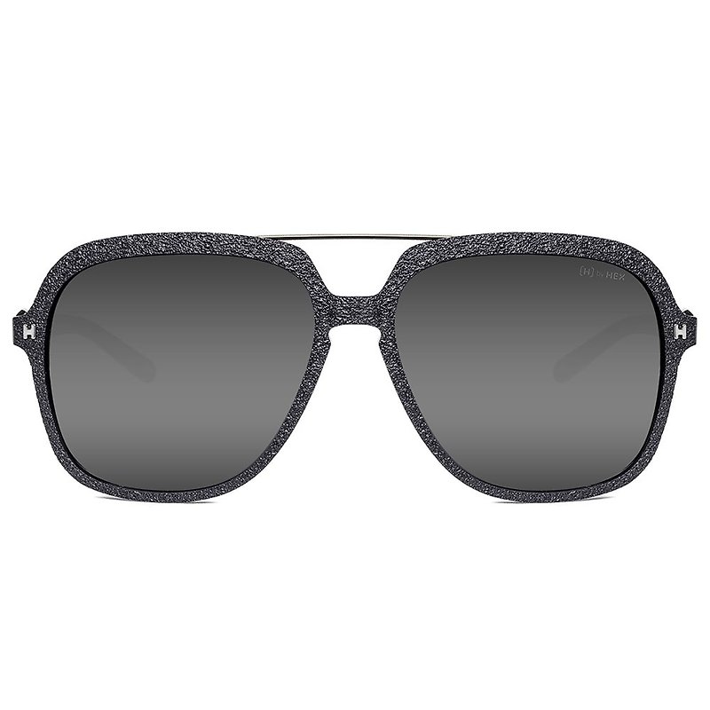 Sunglasses | Sunglasses | Charcoal Burnt Dark Blue Pilot Frame | Made in Taiwan | Plastic Frame Glasses - Glasses & Frames - Other Materials Blue