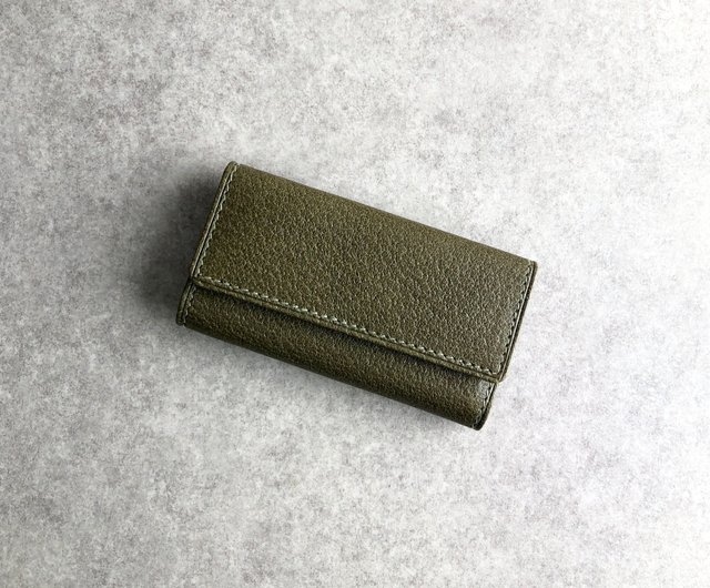 日本直送 名牌中古包 】GUCCI グッチ キーケース グリーン レザー 4連