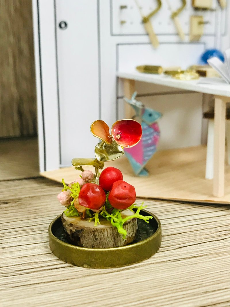 現場 DIY/ 金工植栽 (黃銅 焊接) 辦公室 療癒小物 - 金工/飾品 - 其他材質 