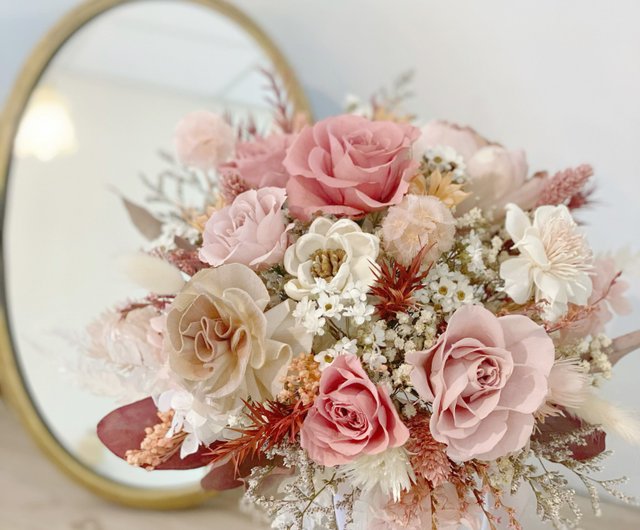 ブライダルブーケ プリザーブドフラワー ドライフラワーブーケ