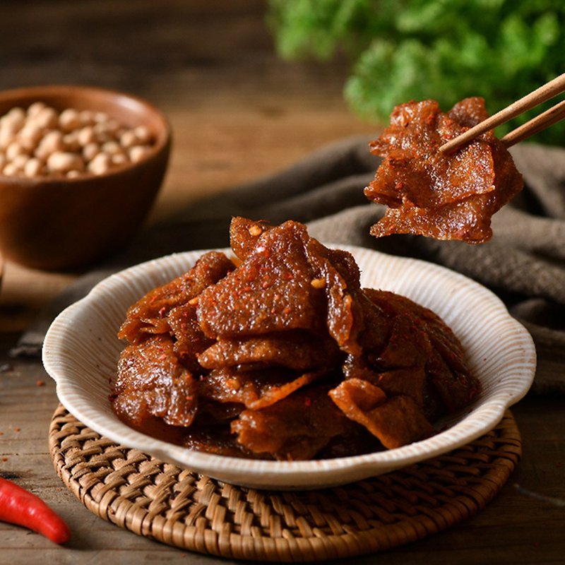 Spicy Sichuan-flavored dried tofu - ขนมคบเคี้ยว - วัสดุอื่นๆ สึชมพู