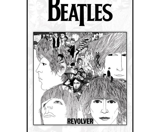 ビートルズ】REVOLVER アルバムジャケットポスター/THE BEATLES