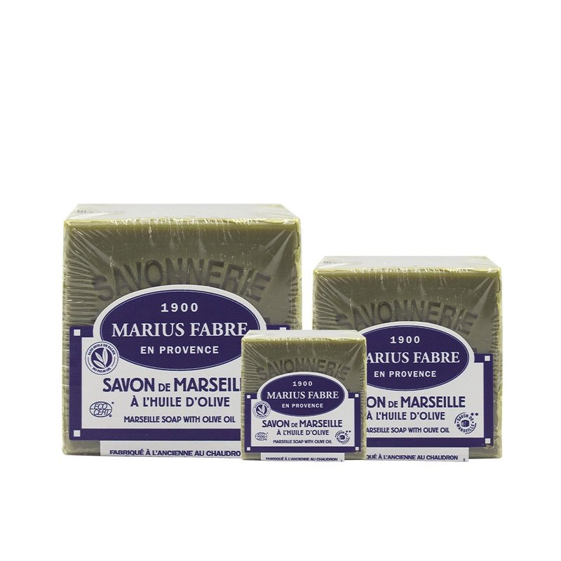 French Platinum Olive Oil Classic Marseille Soap 200g/400g/600g - Facial Cleansers & Makeup Removers - Other Materials 