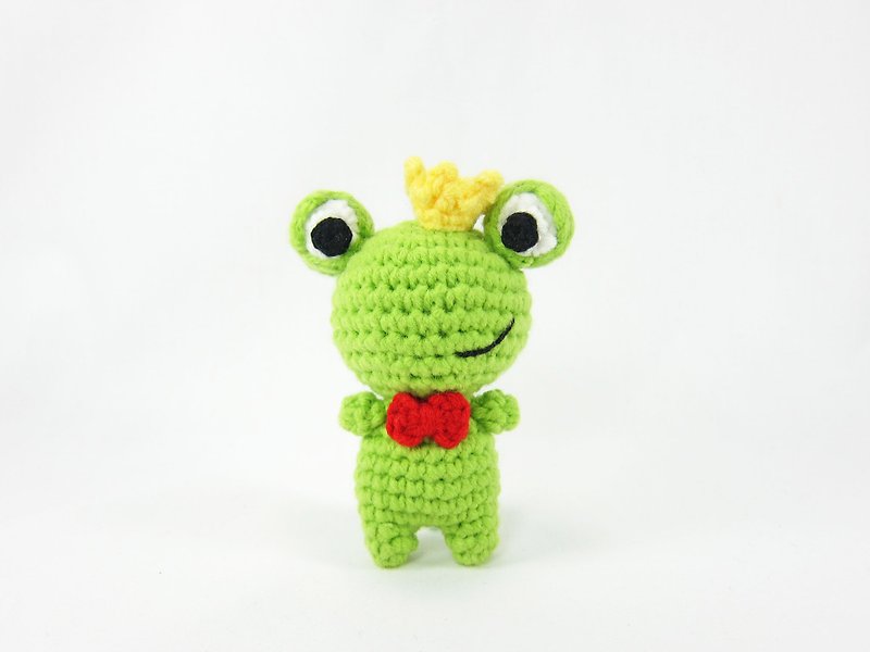 Frog Prince - key ring - Decoration - Keychains - Other Materials Green